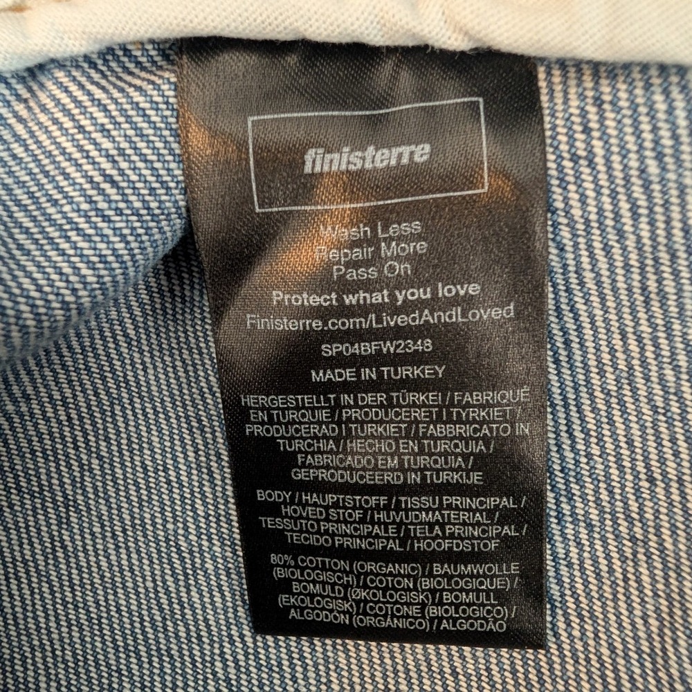 NWT Finisterre Yarrel Barrel Jeans in indigo Blue - Women 26R - Picture 4 of 15